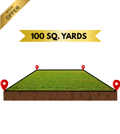 100 sq. yards plot graphic