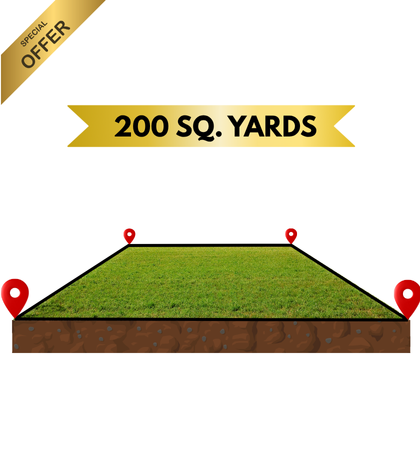 200 sq. yards plot graphic
