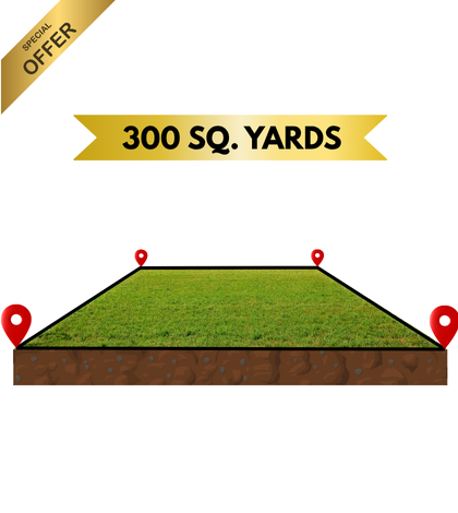 300 sq. yards plot graphic